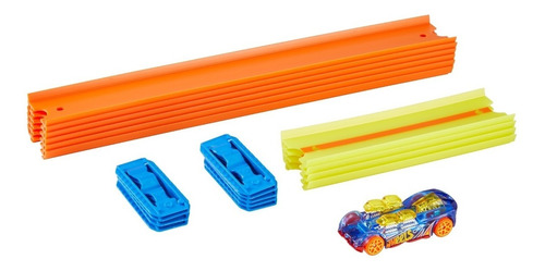 Hot Wheels - Track Builder Tramos + Auto - Gvg13