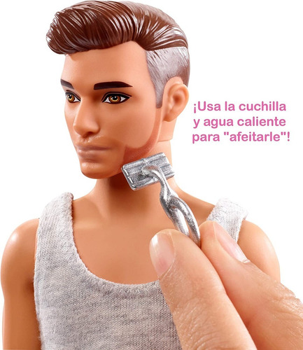 Muñeco Ken Set De Baño + Muñeca Chelsea - Fyk51 - Imagen 2